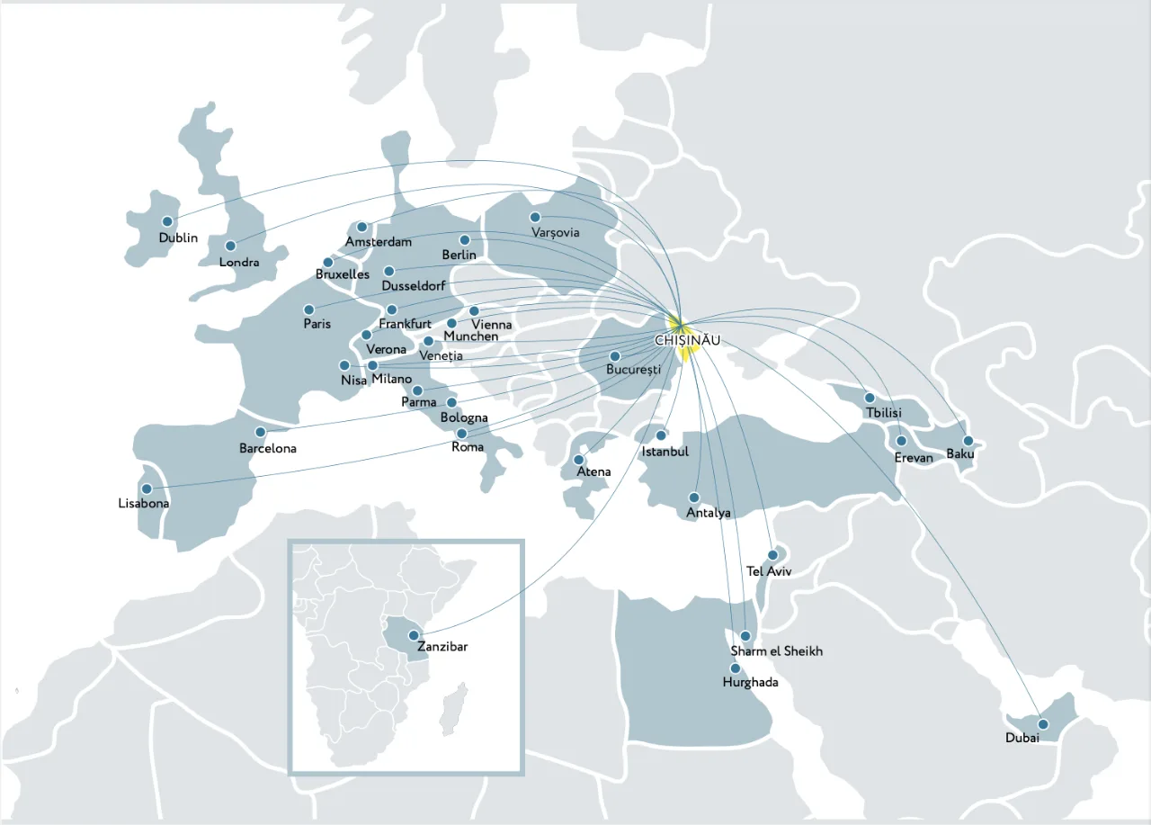 Flights to Moldova