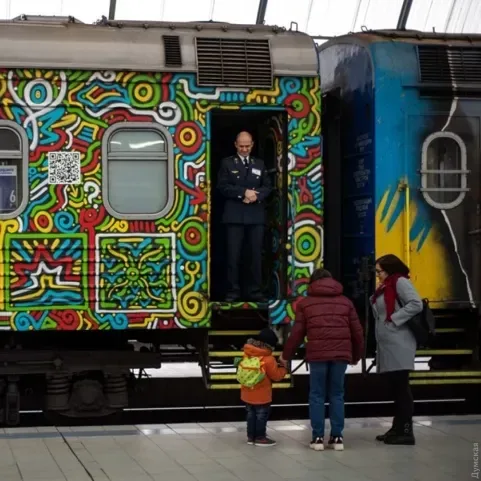Victory Train from Kyiv, Ukraine to Chisinau, Moldova